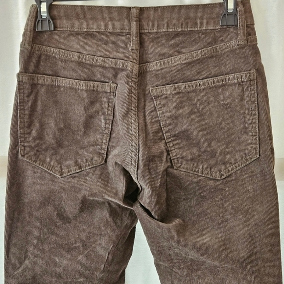 GAP HIGH RISE VINTAGE SLIM CORDUROY PANTS WOMEN'S PETITE SIZE 25|0 - Picture 12 of 16